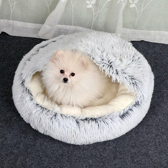 2 - in - 1 Winter Plush Cat Bed & Sleep Bag – Cozy Round Cushion for Cats and Small Dogs - Classy Troves40x40cmClassy Troves2 - in - 1 Winter Plush Cat Bed & Sleep Bag – Cozy Round Cushion for Cats and Small DogsIndulge your furry friend with the ultimate cozy retreat - the 2 - in - 1 Winter Plush Cat Bed & Sleep Bag. This luxurious pet accessory provides warmth and security, combinin