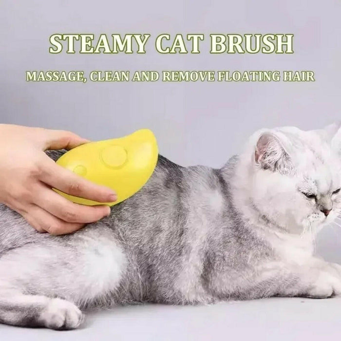 3 - in - 1 Electric Pet Grooming Tool - Cat & Dog Steamy Brush with Massage & Shedding Functions - Classy TrovesClassy Troves3 - in - 1 Electric Pet Grooming Tool - Cat & Dog Steamy Brush with Massage & Shedding FunctionsPamper your beloved pets with our innovative 3 - in - 1 Electric Pet Grooming Tool for the ultimate grooming experience. Imagine a steamy brush gently loosening tangle