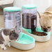 3.8L Automatic Pet Feeder and Water Fountain for Large Cats & Dogs – Food Dispenser with Drink Bowl, Durable PP Material - Classy TrovesGrayClassy Troves3.8L Automatic Pet Feeder and Water Fountain for Large Cats & Dogs – Food Dispenser with Drink Bowl, Durable PP MaterialMake caring for your furry friends a breeze with the 3.8L Automatic Pet Feeder and Water Dispenser! This innovative feeder combines foo