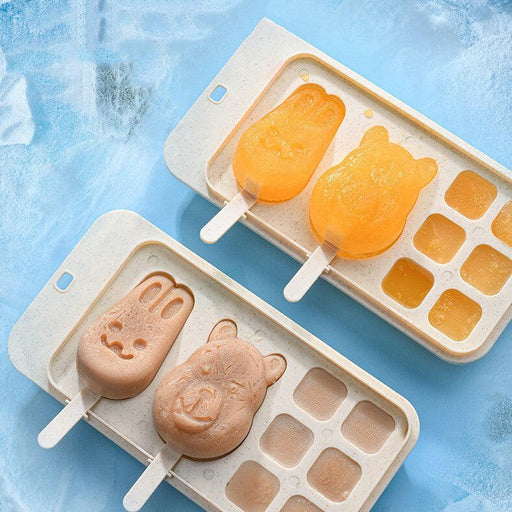 6 - hole Mini Ice Cube Mold Household Kitchen - Classy TrovesWheat Color Ice Cube Tray Setclassy troves6 - hole Mini Ice Cube Mold Household KitchenElevate your drinking experience with our Wheat Ice Cube Tray Set. Crafted from durable plastic, this ice cube mold guarantees quick freezing and effortless release - a must - have for any kitchen or bar. The self - 