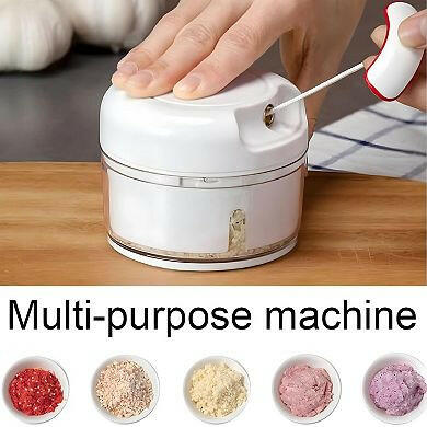 Mini Garlic Chopper – Compact, Ergonomic, Durable & Versatile Kitchen Gadget for Effortless MincingElevate your culinary skills with the Mini Garlic Chopper - a game-changing kitchen essential that embodies innovation, convenience, and efficiency in its s