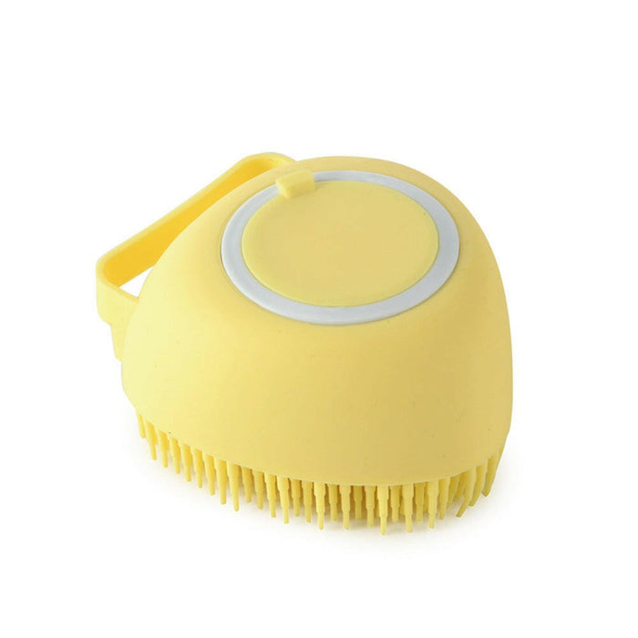 Dog Bathing Brush with Shampoo Dispenser – Soft Silicone Pet Massage Brush for Dogs and Cats, Rubber Bristles for Grooming - Classy TrovesClassy TrovesDog Bathing Brush with Shampoo Dispenser – Soft Silicone Pet Massage Brush for Dogs and Cats, Rubber Bristles for GroomingTransform your pet's bath time into a luxurious spa experience with our Dog Bathing Brush with Shampoo Dispenser. Imagine the soft si