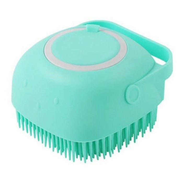 Dog Bathing Brush with Shampoo Dispenser – Soft Silicone Pet Massage Brush for Dogs and Cats, Rubber Bristles for Grooming - Classy TrovesClassy TrovesDog Bathing Brush with Shampoo Dispenser – Soft Silicone Pet Massage Brush for Dogs and Cats, Rubber Bristles for GroomingTransform your pet's bath time into a luxurious spa experience with our Dog Bathing Brush with Shampoo Dispenser. Imagine the soft si