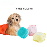 Dog Bathing Brush with Shampoo Dispenser – Soft Silicone Pet Massage Brush for Dogs and Cats, Rubber Bristles for Grooming - Classy TrovesClassy TrovesDog Bathing Brush with Shampoo Dispenser – Soft Silicone Pet Massage Brush for Dogs and Cats, Rubber Bristles for GroomingTransform your pet's bath time into a luxurious spa experience with our Dog Bathing Brush with Shampoo Dispenser. Imagine the soft si