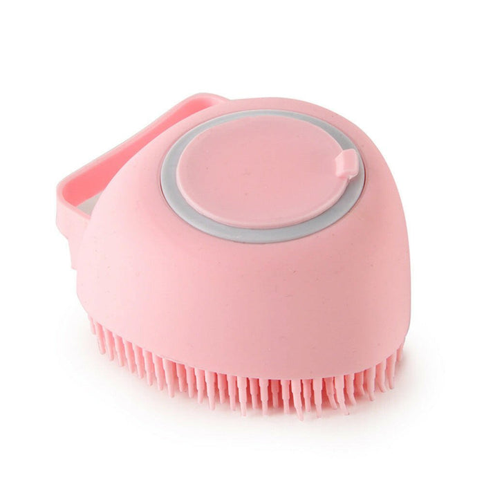 Dog Bathing Brush with Shampoo Dispenser – Soft Silicone Pet Massage Brush for Dogs and Cats, Rubber Bristles for Grooming - Classy TrovesClassy TrovesDog Bathing Brush with Shampoo Dispenser – Soft Silicone Pet Massage Brush for Dogs and Cats, Rubber Bristles for GroomingTransform your pet's bath time into a luxurious spa experience with our Dog Bathing Brush with Shampoo Dispenser. Imagine the soft si