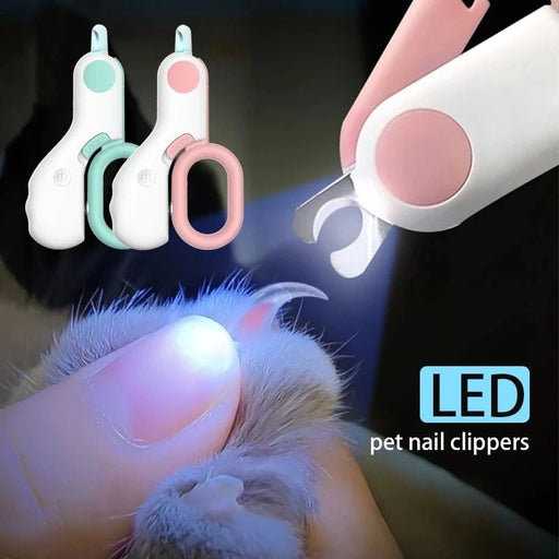 LED Light Pet Nail Clipper – Professional Cat &amp; Dog Claw Trimmer with Safety Lock for Grooming - Classy TrovesblueClassy TrovesLED Light Pet Nail Clipper – Professional Cat &amp; Dog Claw Trimmer with Safety Lock for Groominggadgetspet caresPet product1