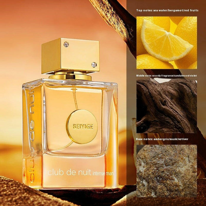 Perfume Lasting Fragrance Student Light Perfume - Classy TrovesGold Women's 105MLclassy trovesPerfume Lasting Fragrance Student Light PerfumeIndulge in the alluring scents of Nightclub Black for men and Nightclub Gold for women, each presented in a 105ML bottle. Immerse yourself in notes of citrus, pine, bergamot, and ebony to evoke images of moon