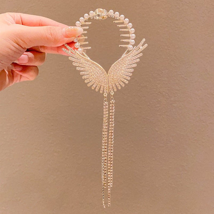 Super Fairy Angel Wings Tassel Hair Clip – Advanced Hair Accessory for Women - Classy TrovesAngel wingsClassy TrovesSuper Fairy Angel Wings Tassel Hair Clip – Advanced Hair Accessory for Women5