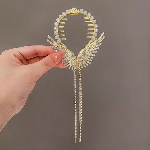 Super Fairy Angel Wings Tassel Hair Clip – Advanced Hair Accessory for Women - Classy TrovesAngel wingsClassy TrovesSuper Fairy Angel Wings Tassel Hair Clip – Advanced Hair Accessory for Women1